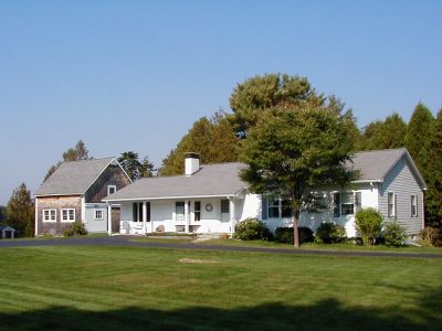 Samoset Cottage exterior home and barn
